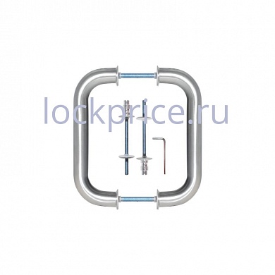 Картинка Комплект дверных ручек-скоб PHS02-25-200 SS